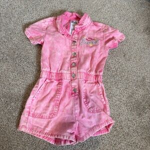 Barbie Romper One Piece Pink Outfit Toddler Girl 3T